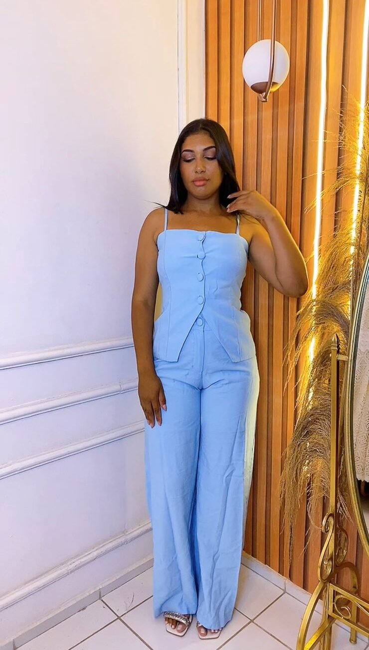 Conjunto azul sensorial