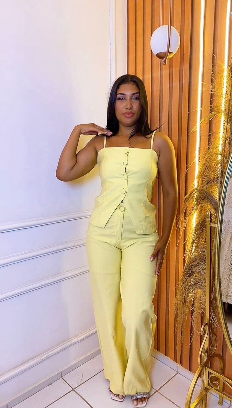 Conjunto sensorial amarelo