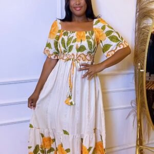 Vestido estampado floral